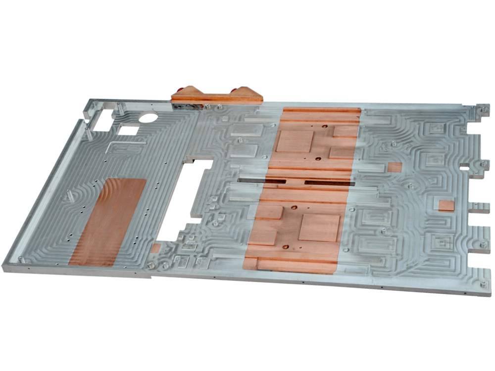 铜铝复合水冷板